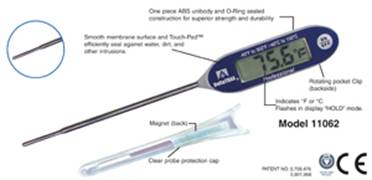 大屏自動校準實驗室用探頭數(shù)字溫度計