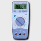 顯 示 器：最大顯示數(shù)1999，字高20mm;可以測(cè)量:直流電壓;交流電壓;直流電流;交流電流;電阻;電容,頻率;溫度,占空比;帶蜂鳴器通斷測(cè)試;二極管測(cè)試;晶體管hFE測(cè)試. 