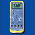 直流電壓； 交流電壓；直流電流；交流電流；電阻;電容；頻率；帶蜂鳴器通斷測試;二極管測試;晶體管hFE測試. RS232C串行通訊接口． 