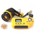 GRN3000 Grainmaster i 糧食谷物溫濕度儀;一個(gè)糧食粉碎機(jī)-壓縮器，可以快速簡(jiǎn)便的測(cè)量樣品的濕度。同時(shí)還可以提供溫度探頭選件(GRN6046)，用于測(cè)量?jī)?chǔ)存的谷物的溫度；草料捆探(GRN6138)，用于測(cè)量草料捆的濕度。