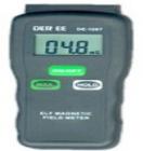 DE-1008   ELF電磁場測試儀。應(yīng)用于電源線，電腦顯示器，電視機(jī)，視頻/音頻，微波爐的工頻磁場及類似儀器等。量程: 0.1-200mG/1-2000mG/0.01uT-20uT/0.1uT-200uT。準(zhǔn)確度：± (3%rdg+3dgt) at 50Hz/60Hz。頻寬：30HZ-400Hz


