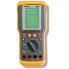 DMM-740  萬用示波表。取樣率：20 M/秒。記錄長(zhǎng)度：256 所有模式。取樣 / 刻度：20 點(diǎn)（pixels)。帶寬：1 MHz。解析度：8 Bits。單通道。最大輸入電壓：1000 Vp-p
 
 

 

 