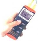 AZ-8855  溫度計,單組輸入:T1,可接K/J/T/R/S/E型熱電偶,℃/℉切換功能!溫度范圍為-200℃~1760℃!自動關機,可解除!取得最大/最小平均溫度值!
