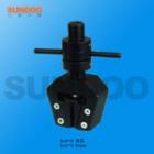 SJJ-100實驗夾具 ,適用范圍：橡膠、各種線纜、打包帶等材料的破壞力、插撥力的試驗。 最大負荷：5000N
 
