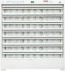 單面336點(diǎn)/臺 雙面672點(diǎn)/臺自動檢測柜,充放電恒流范圍:1--250mA,1--50mA 恒流誤差：≤±0.3mA；50--250mA 恒流誤差：≤±1mA；恒壓范圍:2.5V～4.5V,恒壓誤差≤±(0.3％HY),電壓采樣范圍:2.5V～5V,電壓采樣誤差≤±(0.2％RD＋0.1％FS),最小終止電流：1--5mA定時誤差＜1‰,巡檢周期: ≤10秒