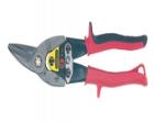 右彎頭航空剪:強韌的合金鋼刃口。乙烯樹脂手柄操作舒適。剪鎖扣強勁。
