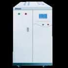 AN97020TSH  單相輸出程控變頻電源 輸出電壓低檔1～150V，高檔1～300V，效率高于85％。輸出容量：20KVA；電路方式：大屏幕液晶（320*240）顯示，IGBT/PWM脈沖寬度調(diào)節(jié)方式；工作方式：普通方式/步階方式（編程）/漸變方式（編程）
