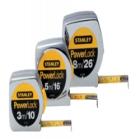 POWERLOCK公制卷尺,鍍鉻殼體具有抗強烈沖擊功能。拇指控制鎖定裝置。鋼帶經(jīng)過充分熱處理并附有耐磨損邁拉涂層，延長使用壽命10倍以上。 