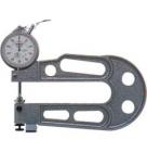 J-A 針盤式厚度計 .最小讀數(shù):0.01mm.測定范圍:0-20mm.測定喉深:150mm.測鉆樣式:?10mm平面


