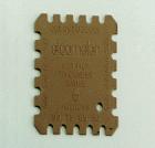 Elcometer 154塑料濕膜梳 ABS塑料材質(zhì)，Elcometer 154塑料濕膜梳為一次性使用的測量器具，針對ISO或用戶要求記錄濕膜厚度。每片濕膜梳上有公制和英制二種量程，一面為50~800μm，另一面為2~32mils。


