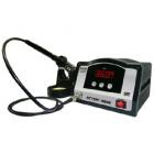 

1. 采用電磁式發(fā)熱芯，高頻渦流加熱，升溫迅速，從室溫至350℃只需20秒，測溫靈敏，回溫迅速。

2.發(fā)熱芯與烙鐵頭分體設(shè)計，焊咀與國際品牌相同，節(jié)省使用成本，更換方便。

3.控溫精確、穩(wěn)定，LED顯示直觀、方便。

4.密碼鎖定功能，防止操作人員誤調(diào)溫度，管理簡單。

5.數(shù)字式校溫，校正準(zhǔn)確。

6.自動休眠功能，非常節(jié)約能源，任意操作喚醒，使用方便。 

7.故障自我檢測功能，維護(hù)方便。防靜電設(shè)計

