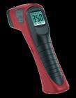 非接觸式精確測(cè)溫，內(nèi)置式激光瞄準(zhǔn)器
自動(dòng)數(shù)據(jù)保持及自動(dòng)關(guān)機(jī)(15秒鐘后自動(dòng)關(guān)機(jī))
距離與目標(biāo)尺寸比為D:S=10:1
白色背光液晶顯示屏
分辨率：1°C(2°F)，可選擇°C/°F
過載顯示：--0L--
量程：-25~400°C(-13~752°F)
采樣率：0.5秒
發(fā)射率：0.95 
光譜反應(yīng)：8~14μm
電 源：?jiǎn)蝹€(gè)9V電池
測(cè)量精度：-25~400°C，±(2%+1°C)
　　　　　-13~752°F，±(2%+1°F)
操作溫度：-10~40°C(14~104°F)
相對(duì)濕度：10~80%RH
 
