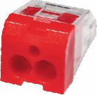 產(chǎn)品指標(biāo)

· 適合線號＃18－＃12

· 無需絞合

· 低插入力，適合快速操作

· 透明外殼，便于檢查

· 符合UL467要求的接地與連接應(yīng)用

· 通過CSA認(rèn)證（600V）

· 額定溫度105°C

· 通過測試孔可測量電壓和導(dǎo)通性

· 高強(qiáng)度絕緣尼龍外殼

· 鍍鋅彈簧片，抗腐蝕

