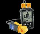 使用非直接接觸電壓傳感器即可探測(cè)出通信線·電源線的噪音  
?分別頻率帶的噪音程度、實(shí)際表示在水平儀上 
?使用鉗式電壓傳感器探測(cè)Common mode的噪音 
?可內(nèi)部?jī)?chǔ)存64、000個(gè)測(cè)量數(shù)據(jù)和時(shí)間 
?主機(jī)配置存儲(chǔ)器，利用USB接口可將數(shù)據(jù)傳入計(jì)算機(jī)

